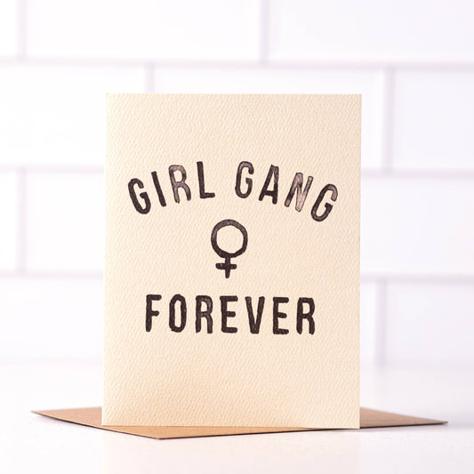 Girl Gang Forever - Minimalist Friendship Card